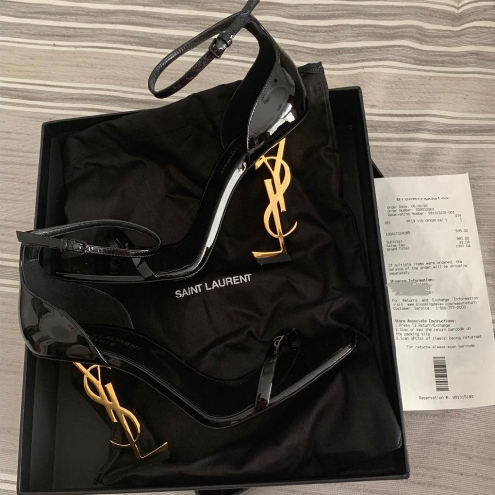 YSL Opyum Patent Leather Heels